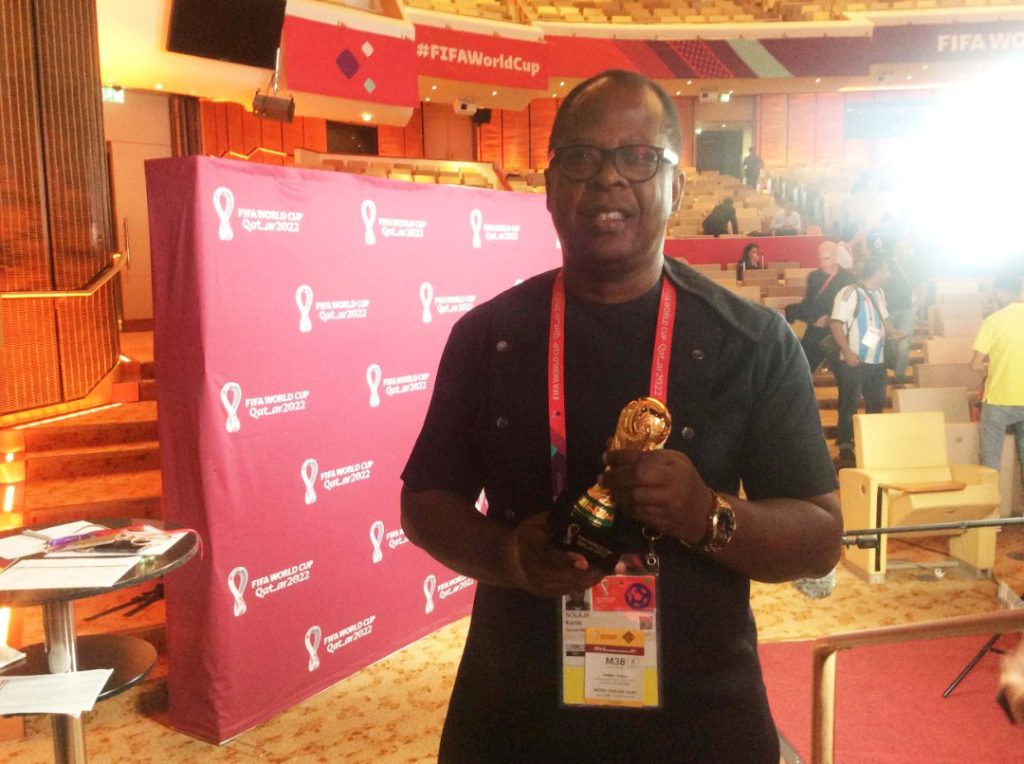 NFF Excited As FIFA Honours Nigeria’s Kunle Solaja in Qatar