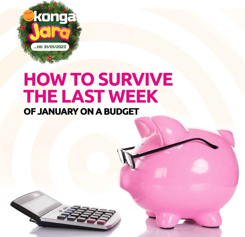 How to survive the last week of January on a budget