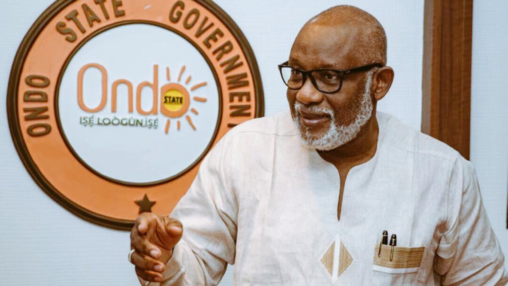 Akeredolu decries rejection of old Naira notes by traders Ondo-Gov-Akeredolu