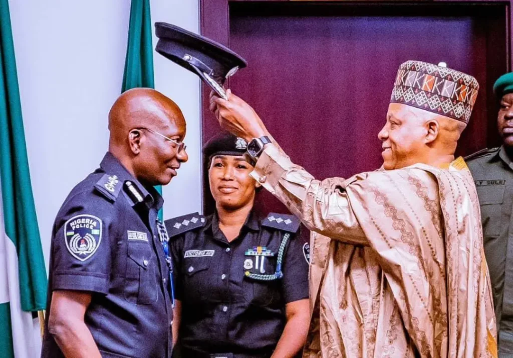 VP Shettima decorates acting IGP, Egbetokun