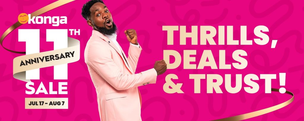 Konga rolls out the drums for 11th Anniversary Sale KONGA @11 ANNIVERSARY SALE