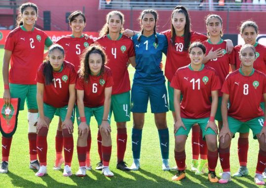 WAFCON Opener: Morocco force Zambia to 2-2 draw Morocco-women-team