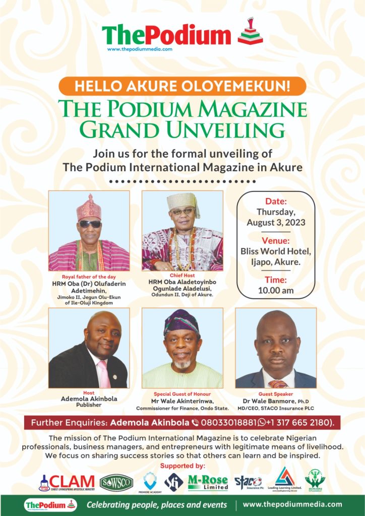 Podium-Akure-unveiling