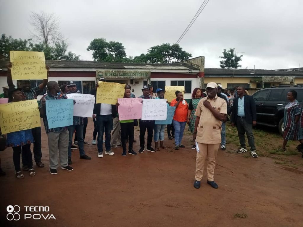 NLC Stages Peaceful Protest In Ondo