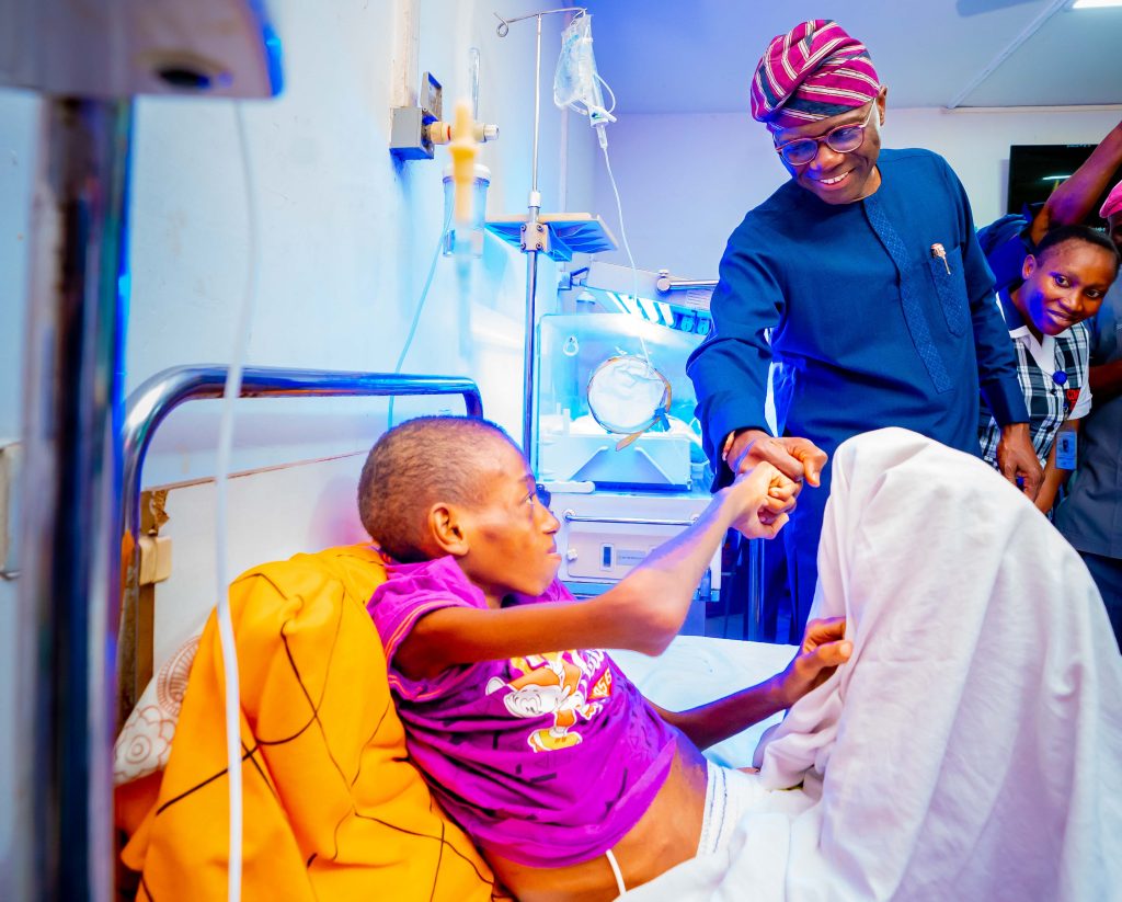 Sanwo-olu takes over medical care of 13-year-old boy with missing intestine Adebola Akin-Bright-Gov-Sanwo-olu