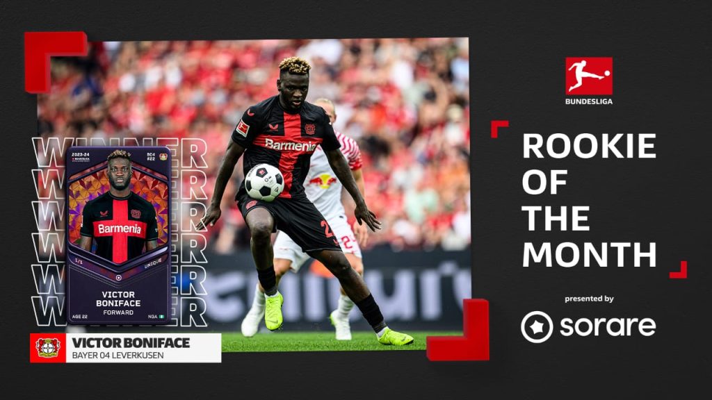 Boniface Scoops Bundesliga Rookie Of The Month Award Again