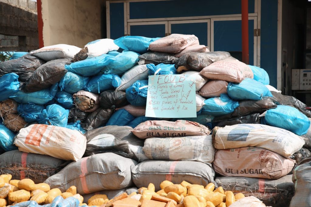 Customs Hands Over 15,000kg Seized Illicit Substances to NDLEA illicit substances