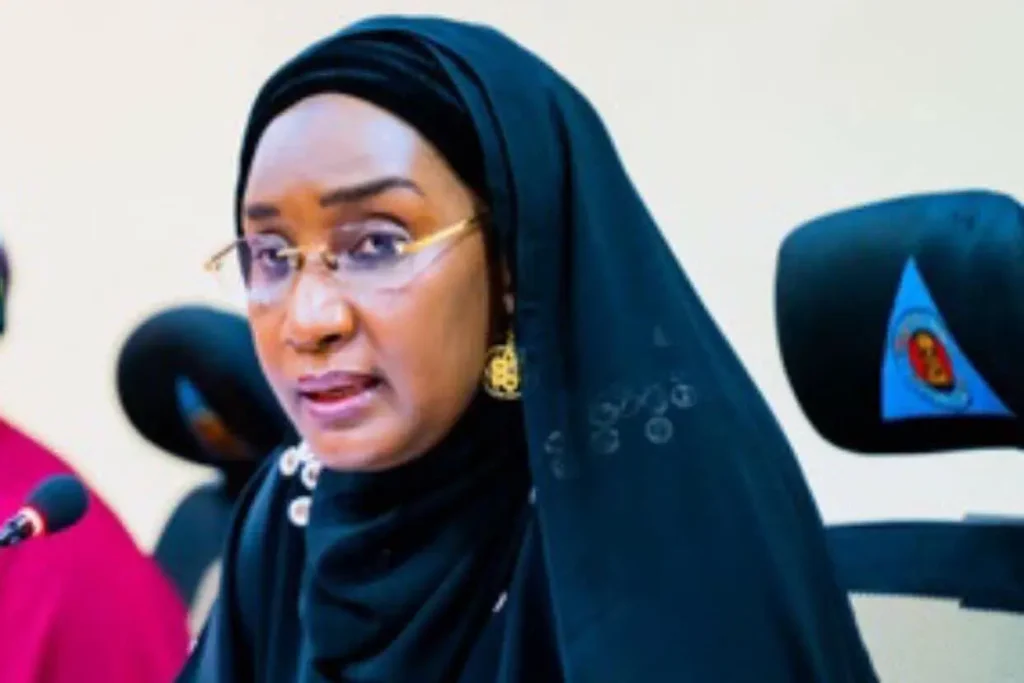 Sadiya Umar-Farouq returns home after hours of interrogation by EFCC operatives Sadiya Umar-Farouq
