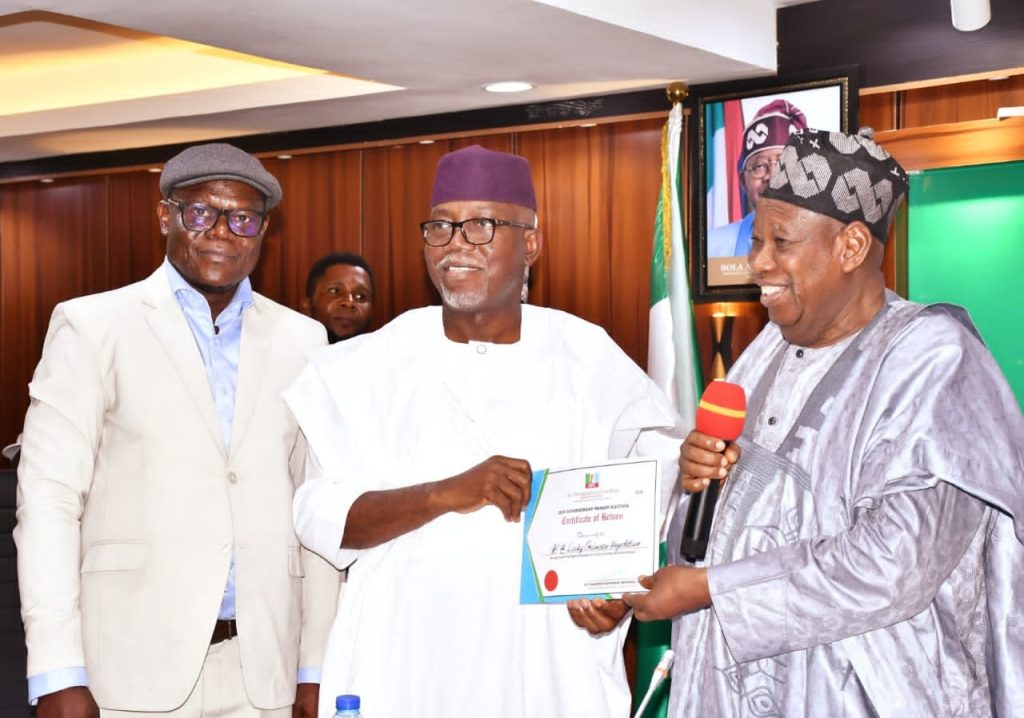 2024: Aiyedatiwa Receives APC Certificate of Return Aiyedatiwa-APC-Certificate-of-Return