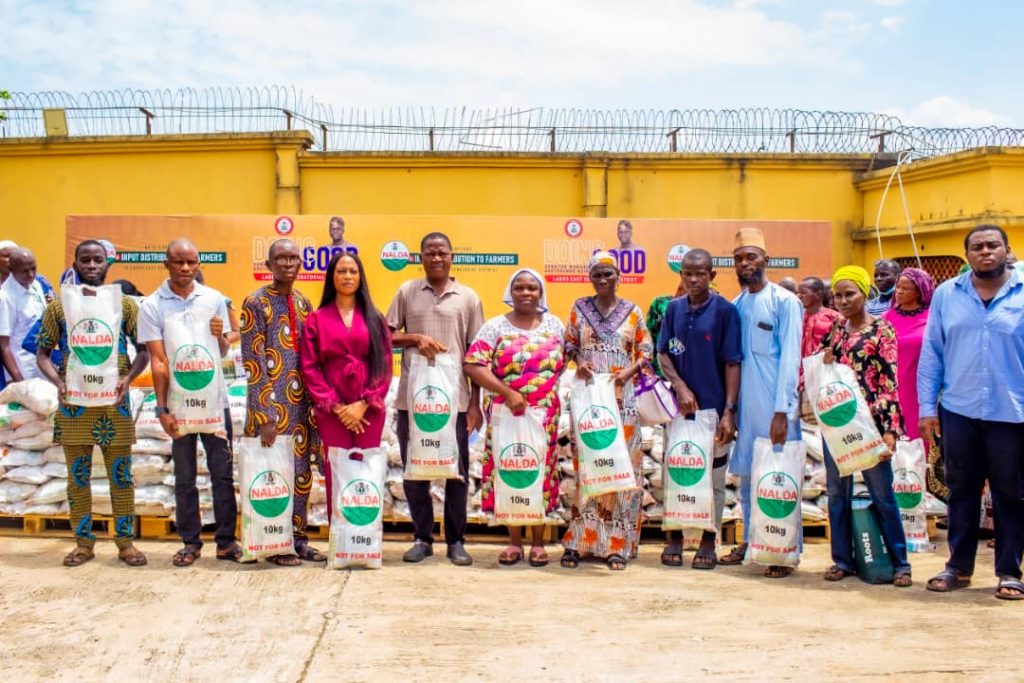 NALDA Takes Agric Empowerment, Data Capturing to Nasarawa, Lagos States NALDA-farm-inputs