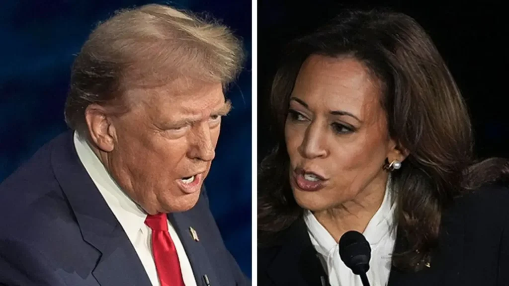 US Election Debate: Harris rattles, puts Trump on defensive Trump-Harris-us-presidential-election