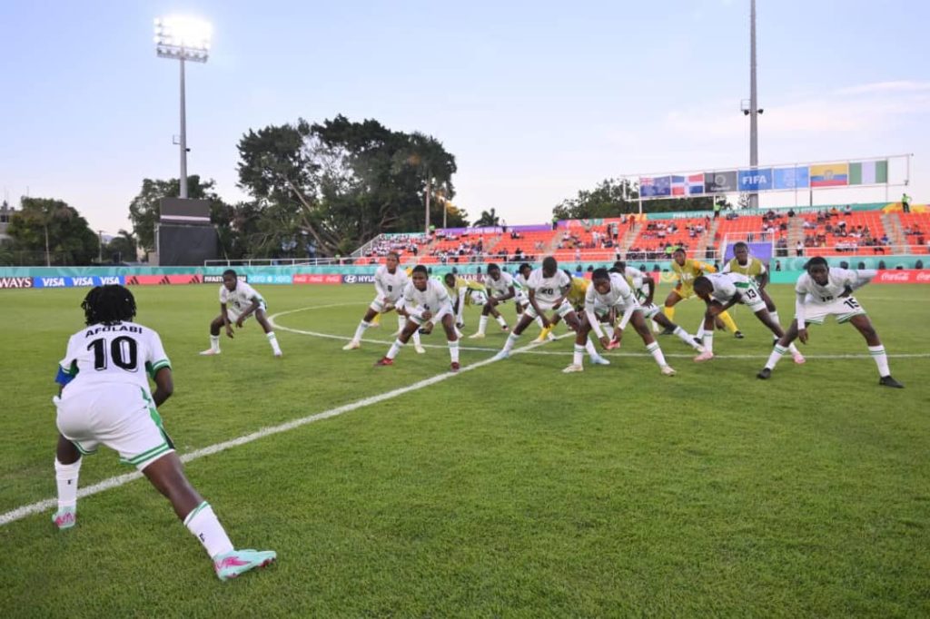 U-17 WWC: Olowookere Confident Flamingos Will Fly Past Ecuador Flamingos training session