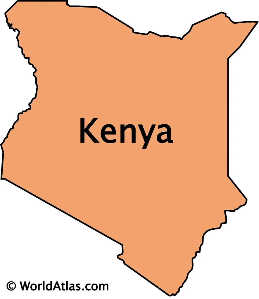 Kenyan govt arrests three Nigerians over alleged cyber fraud Kenya-map