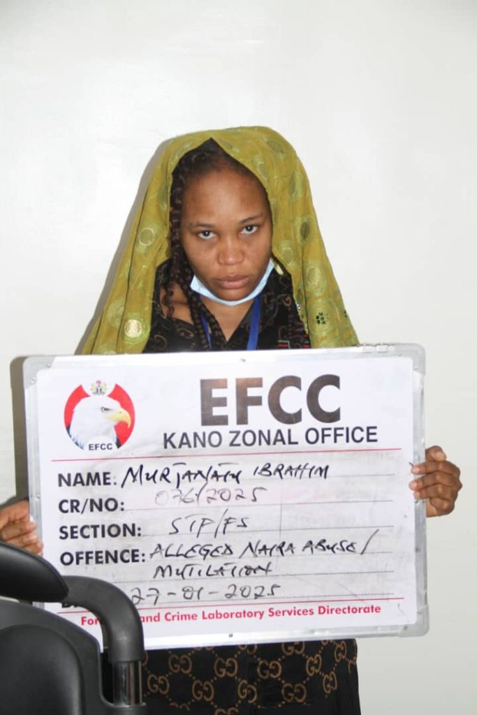Kano TikTok Influencer arrested for Alleged Naira Mutilation Murja Ibrahim Kunya