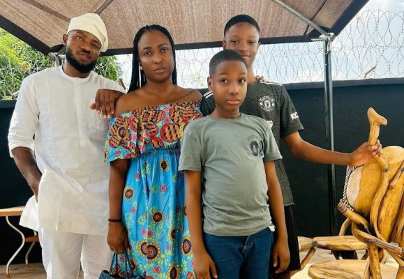 Blessing CEO Introduces Her Children To Lover, IVD Blessing CEO-IVD-Sons