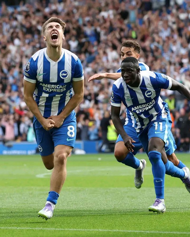 EPL: Brighton inflict second defeat on Manchester City