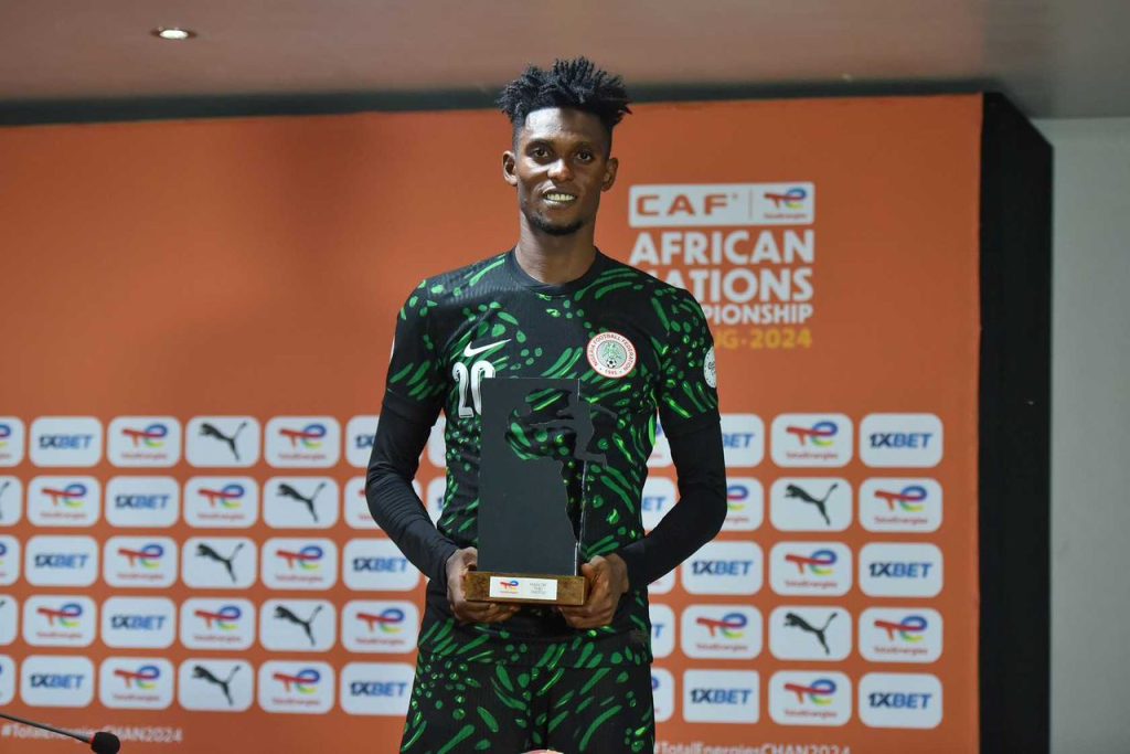 CHAN 2024: Oyowah delighted to win MOTM in Nigeria’s win over Congo Oyowah