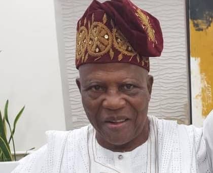 Amb Isola greets veteran journalist, Nojeem Jimoh, at 73 Nojeem Jimoh
