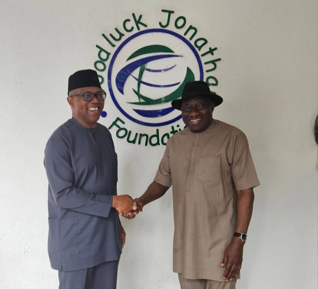 BREAKING: Jonathan, Obi meet privately in Abuja Jonathan - Obi