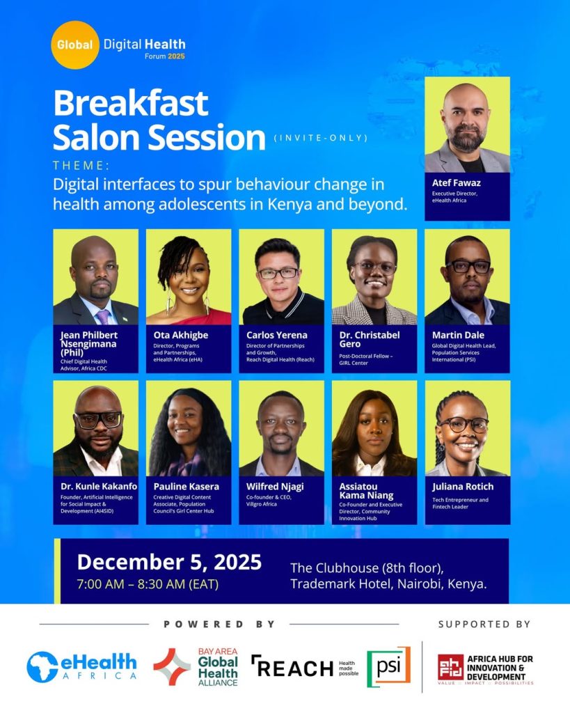 GDHF 2025: eHealth Africa, Avatar Consortium to Lead Conversations on Digital Interfaces for Adolescent Behaviour Change in Africa breakfast salon session