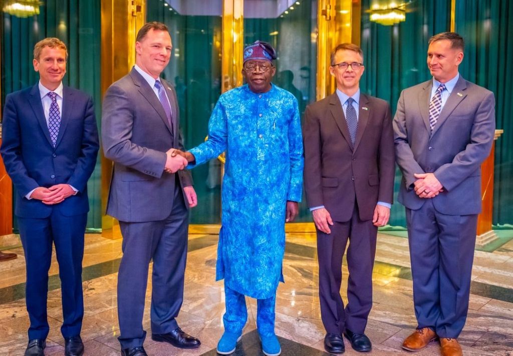 PHOTO: US AFRICOM Commander, General Dagvin Anderson visits President Tinubu Tinubu-Africom Commander 1