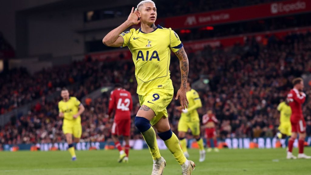 EPL: Tottenham Hotspur snatch late draw against Liverpool