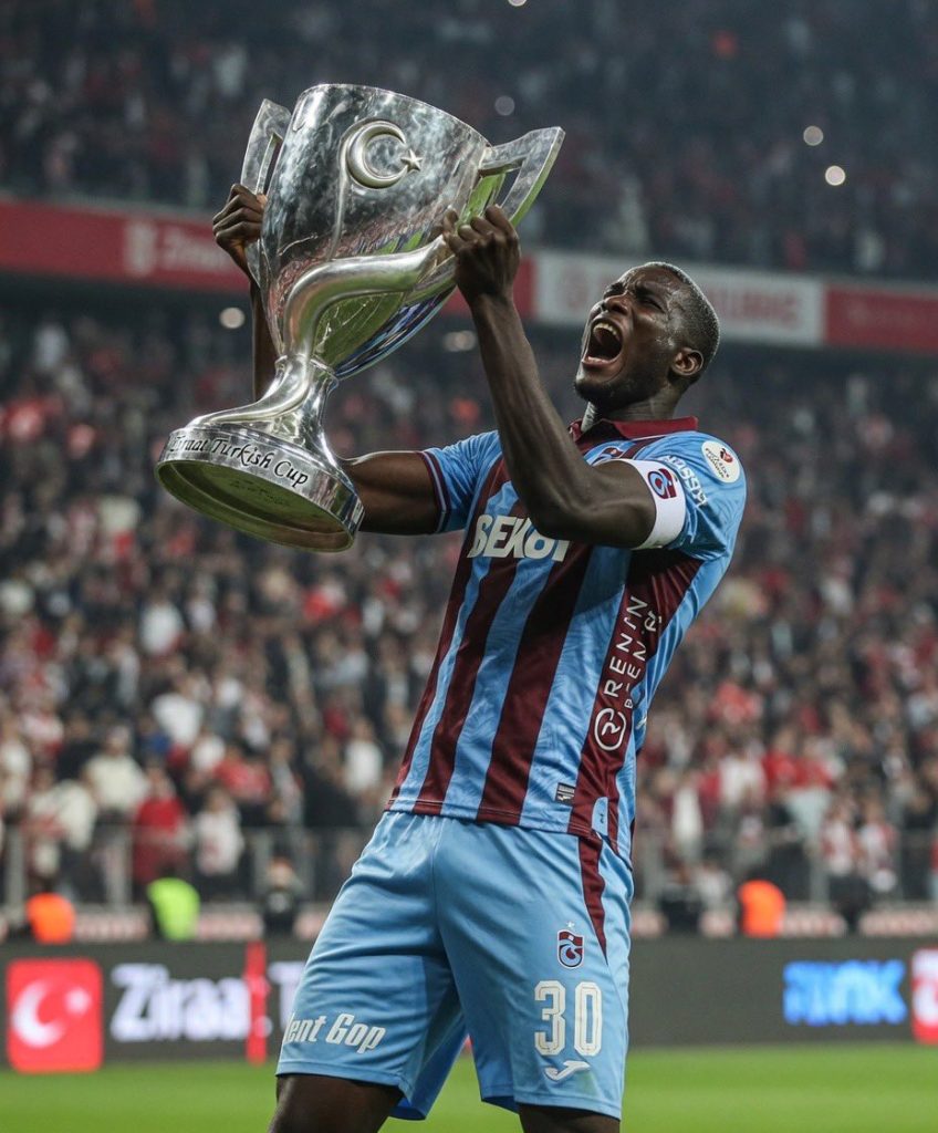 Onuachu’s double seals Turkish Cup triumph for Trabzonspor