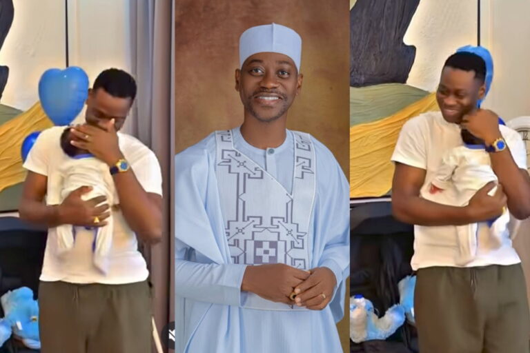 ‘Allah Answered My Prayers’ — Lateef Adedimeji Marks First Eid As Dad Of Triplets