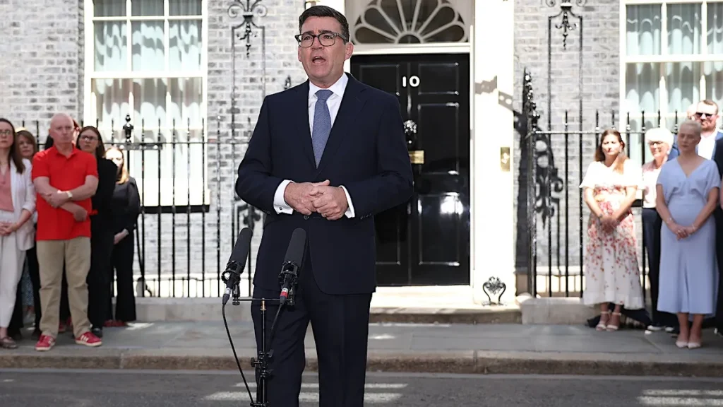 Andy Burnham Takes Over As UK Prime Minister UK Prime Minister Andy Burnham