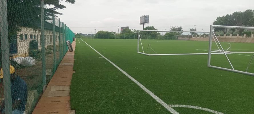 Gusau’s NFF Delivers Brand New Synthetic Turf, Players’ Hostel Progressing Fast NFF New Synthetic Turf