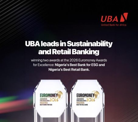 UBA Sweeps Top Honours at 2026 Euromoney Awards, Named Nigeria’s Best ESG, Retail Bank UBA - Euromoney Awards