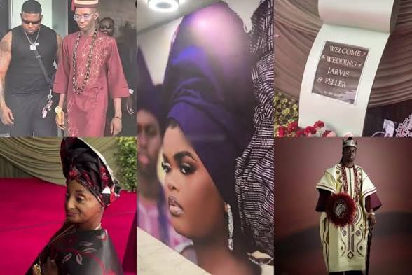 Celebrities Turn Out For Peller, Jarvis’ White Wedding In Lagos