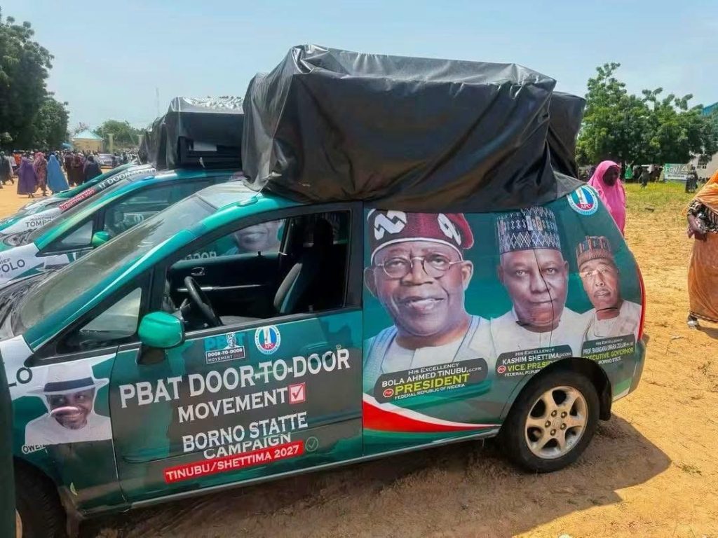 Tompolo’s grassroots movement unveils 44 vehicles, other campaign materials in Borno