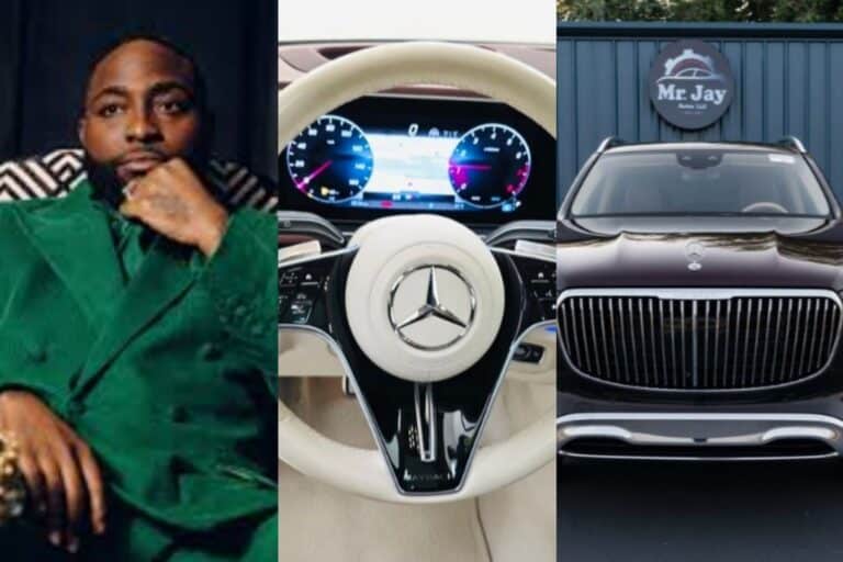 Davido Acquires Mercedes GLS 600 Maybach